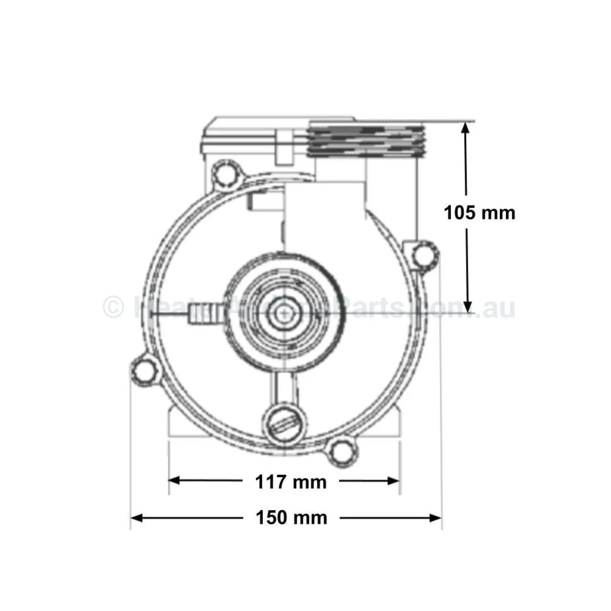 Balboa Spa Circulation Pump - 0.25Hp Ultima Circ / Filtration Pumps