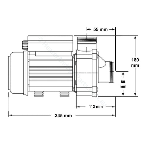 Balboa Spa Circulation Pump - 0.25Hp Ultima Circ / Filtration Pumps