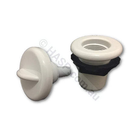 Balboa / Hydroair 1’’ Top Draw Air Control - White - Pool & Spa