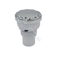 Balboa Hydroair Air Control - Scalloped Chrome - 50mm Cap - Obsolete (No Longer Available) - plastic controls
