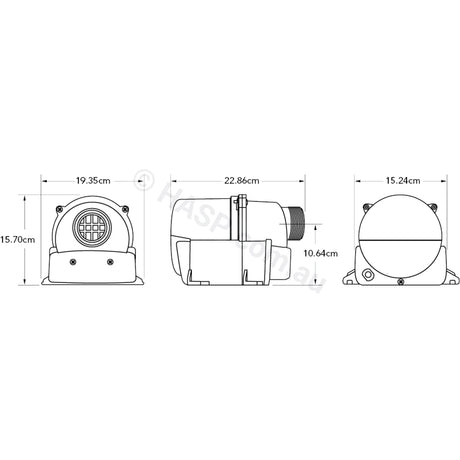 Balboa Quiet-Flo Spa Blower - 1hp - Heater and Spa Parts