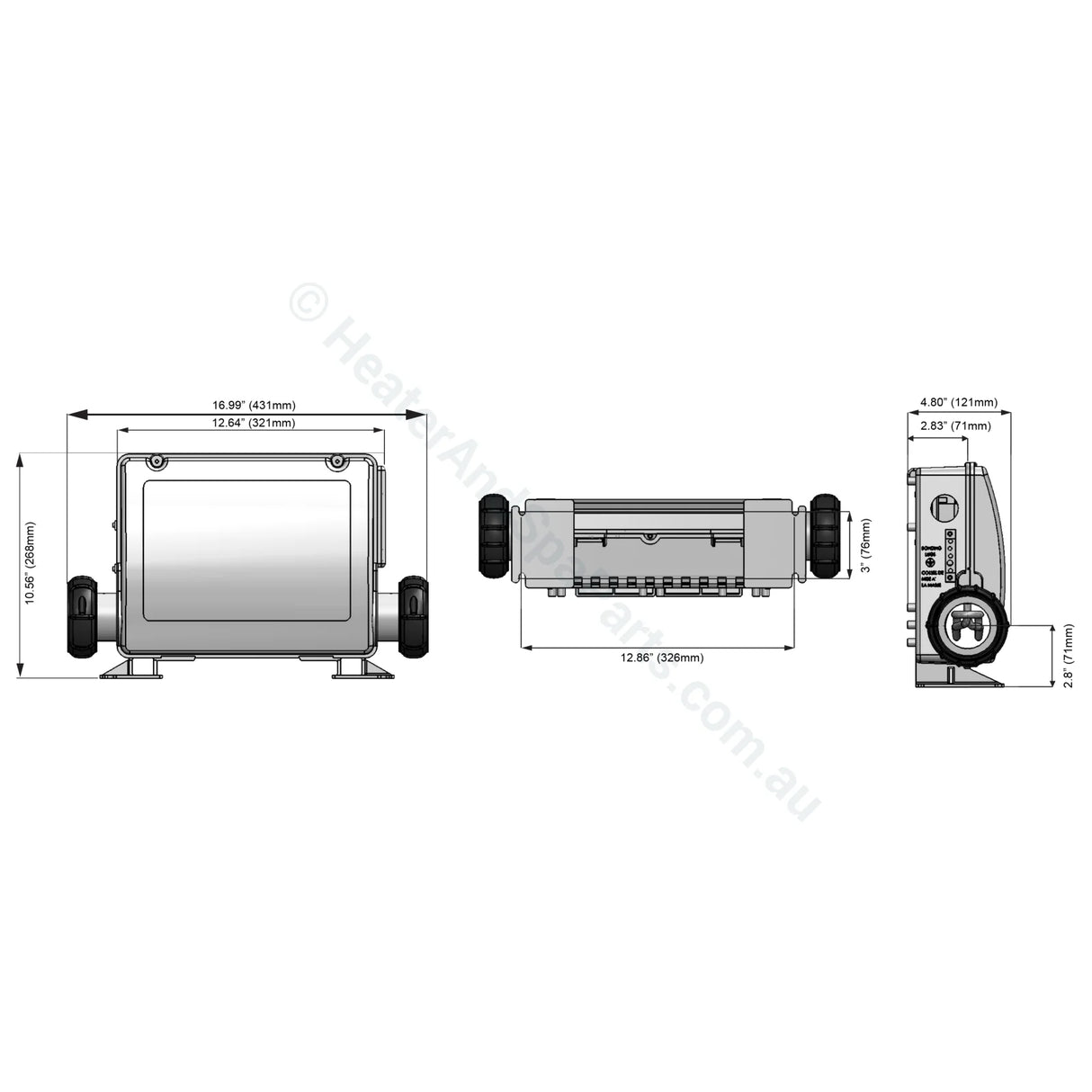 Balboa GS501Z complete spa control system - Retrofit replaces SCS501 1005 - Heater and Spa Parts