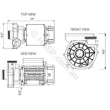 Balboa SuperWow Vico Ultimax Spa Jet Booster Pumps - UM EME 4HPR / 2HP - 1 & 2 Speed Versions - Heater and Spa Parts