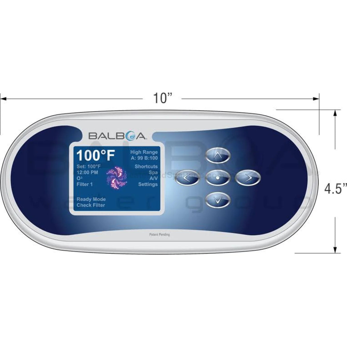 Balboa Tp 900 Colour Screen Touchpad - Bullfrog Maax Signature Spa Industries Touchpads