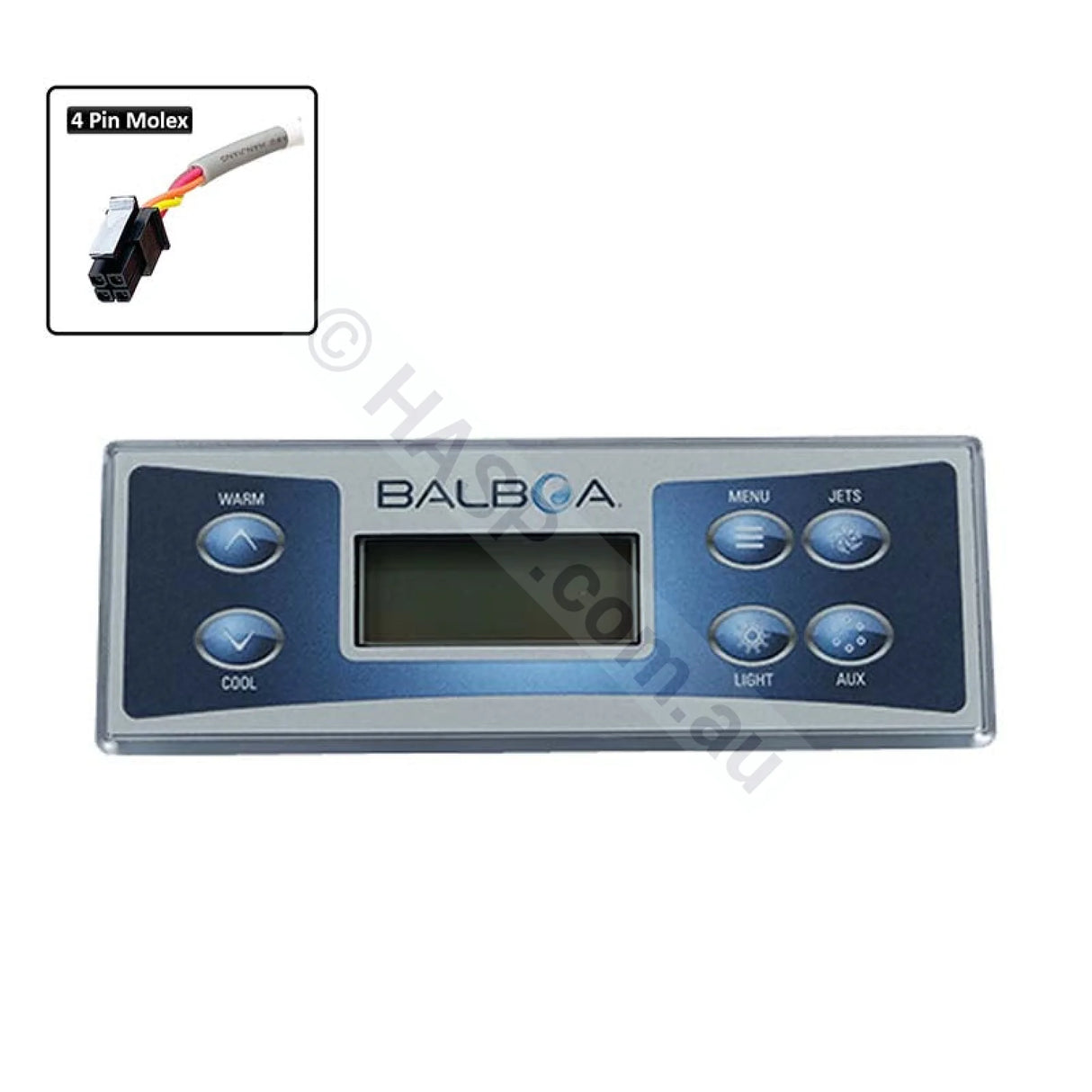 Balboa TP500 Touchpad & Overlay - Topside Control Panel Keypad - 160mm x 57mm - Pool & Spa