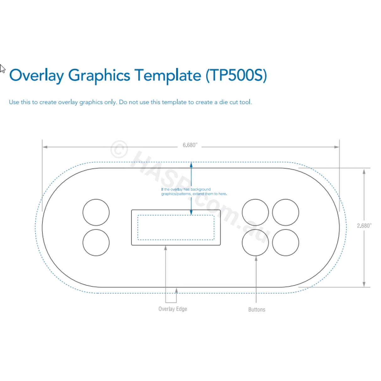 Balboa Tp500S Touchpad Topside Control Panel