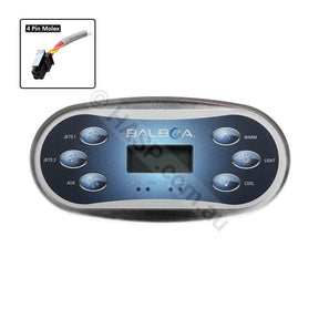 Balboa TP600 Touchpad Keypad Control Panel - 6 button oval - Touchpad