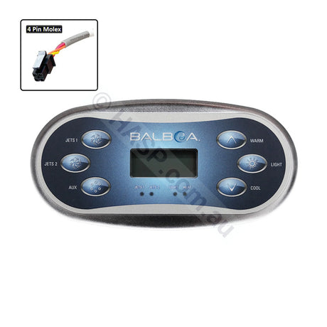 Balboa TP600 Touchpad Keypad Control Panel - 6 button oval - Touchpad