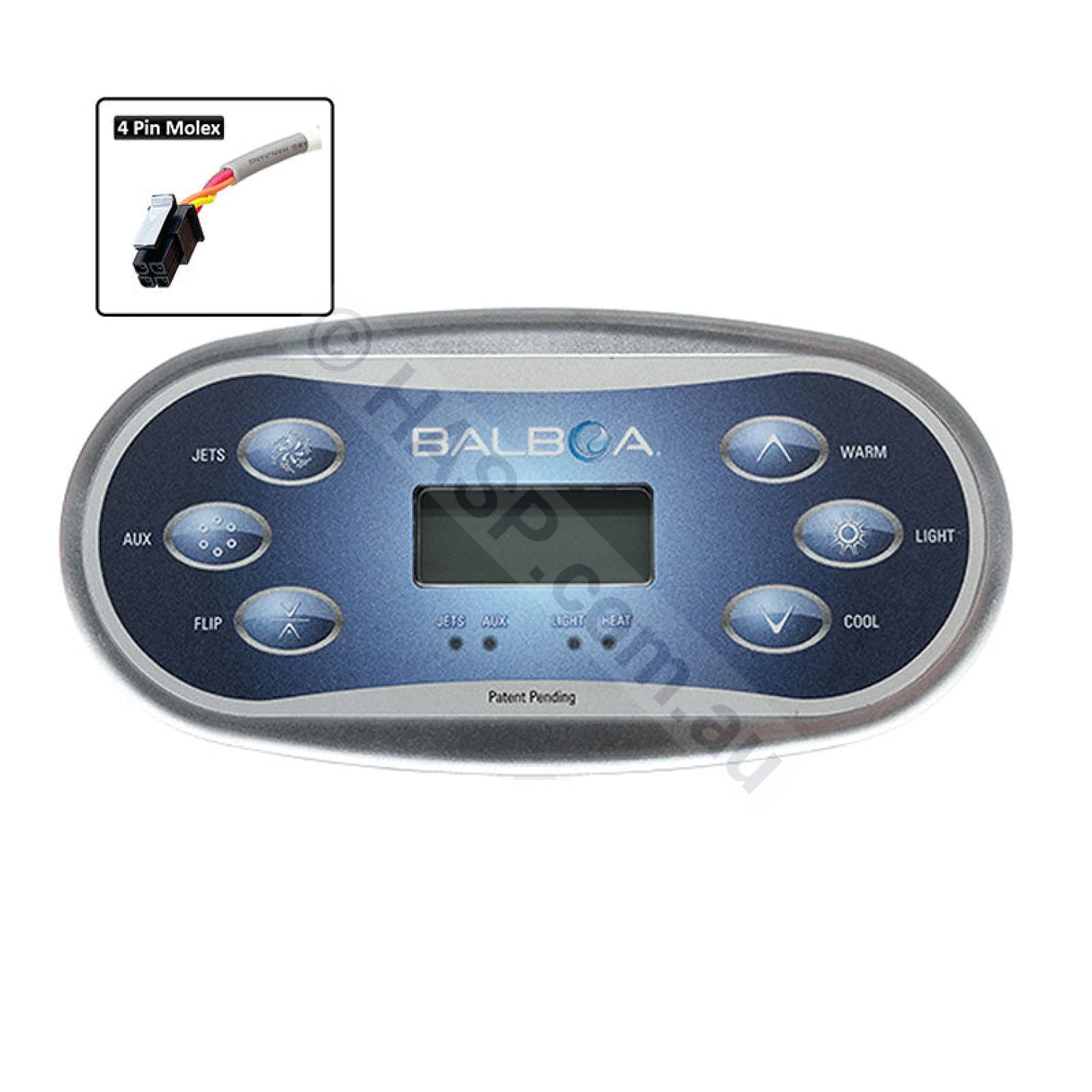 Balboa TP600 Touchpad Keypad Control Panel - 6 button oval - Touchpad