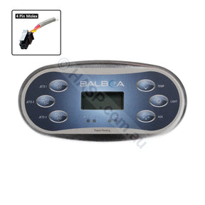 Balboa Tp600 Touchpad Keypad Control Panel - 6 Button Oval Jets 1 2 3 Aux