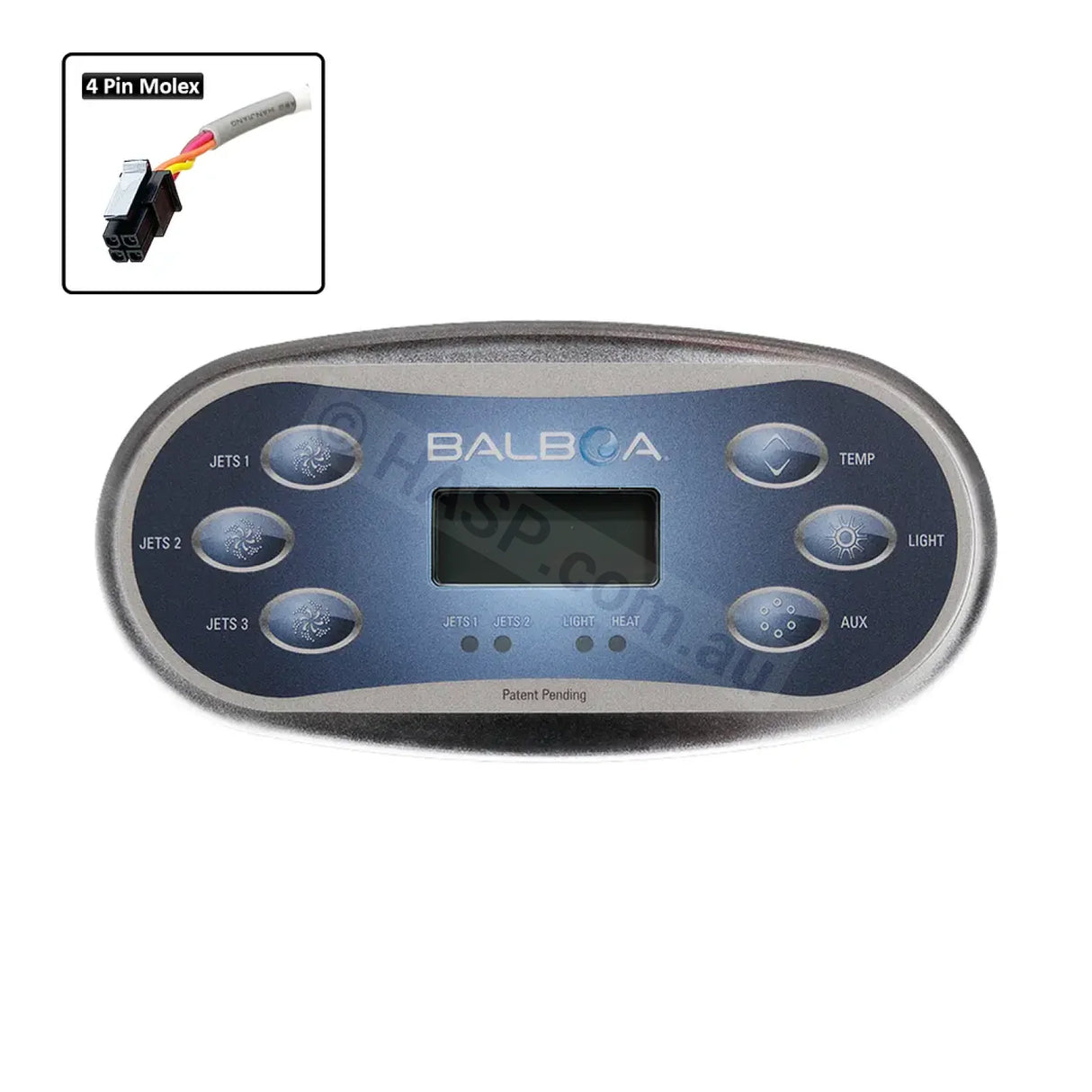 Balboa Tp600 Touchpad Keypad Control Panel - 6 Button Oval Jets 1 2 3 Aux
