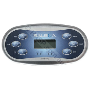 Balboa Tp600 Touchpad Keypad Control Panel - 6 Button Oval Jets Aux Flip