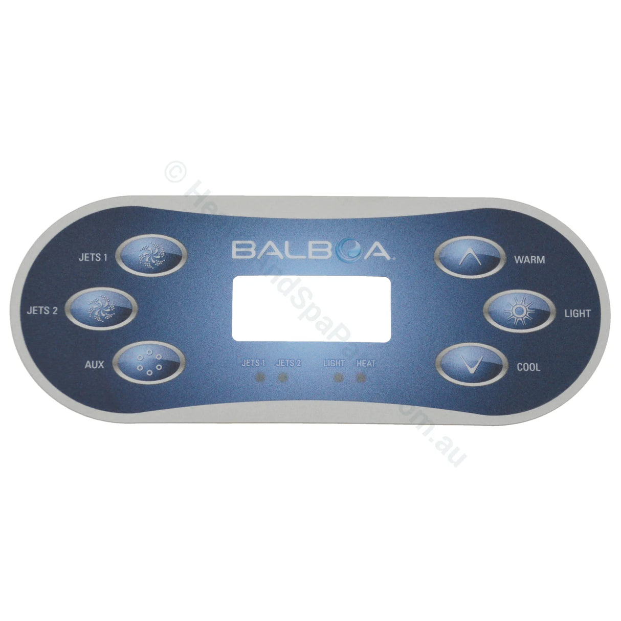 Balboa TP600 Touchpad Overlay Sticker Decals - 6 button - Heater and Spa Parts