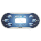 Balboa TP600 Touchpad Overlay Sticker Decals - 6 button - Heater and Spa Parts