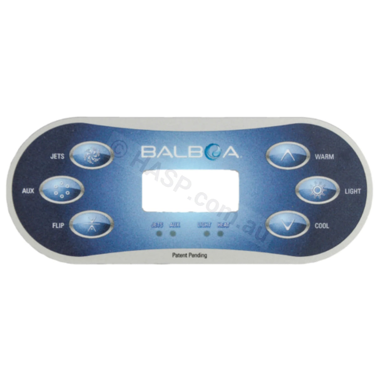 Balboa TP600 Touchpad Overlay Sticker Decals - 6 button - Heater and Spa Parts