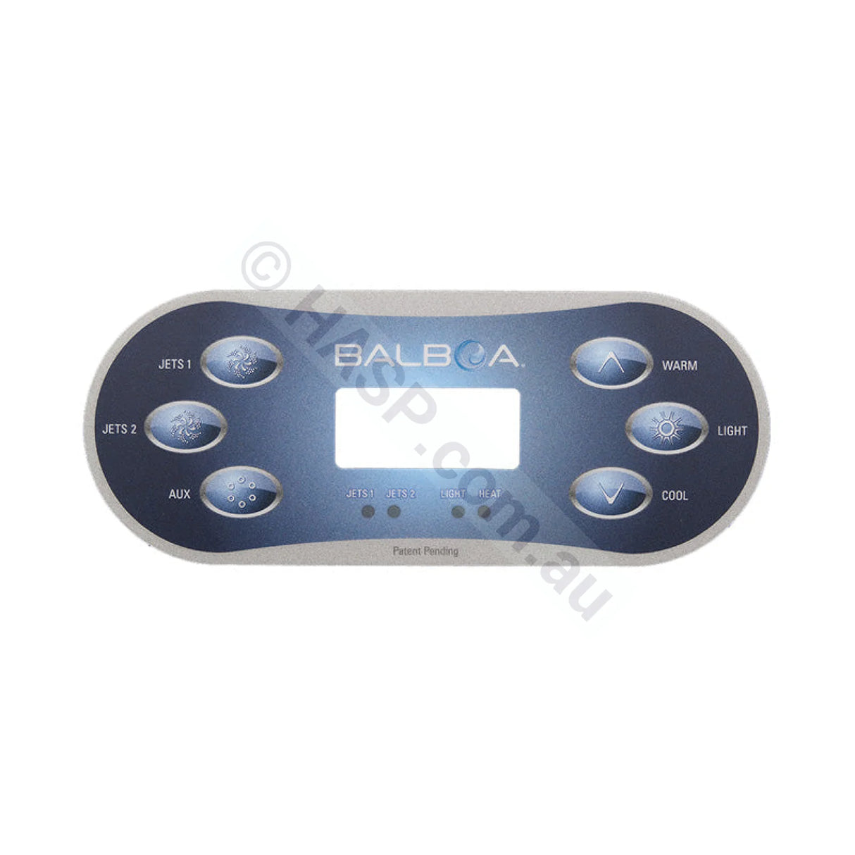 Balboa TP600 Touchpad Overlay Sticker Decals - 6 button - Pool & Spa