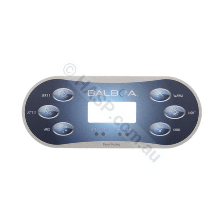 Balboa TP600 Touchpad Overlay Sticker Decals - 6 button - Pool & Spa