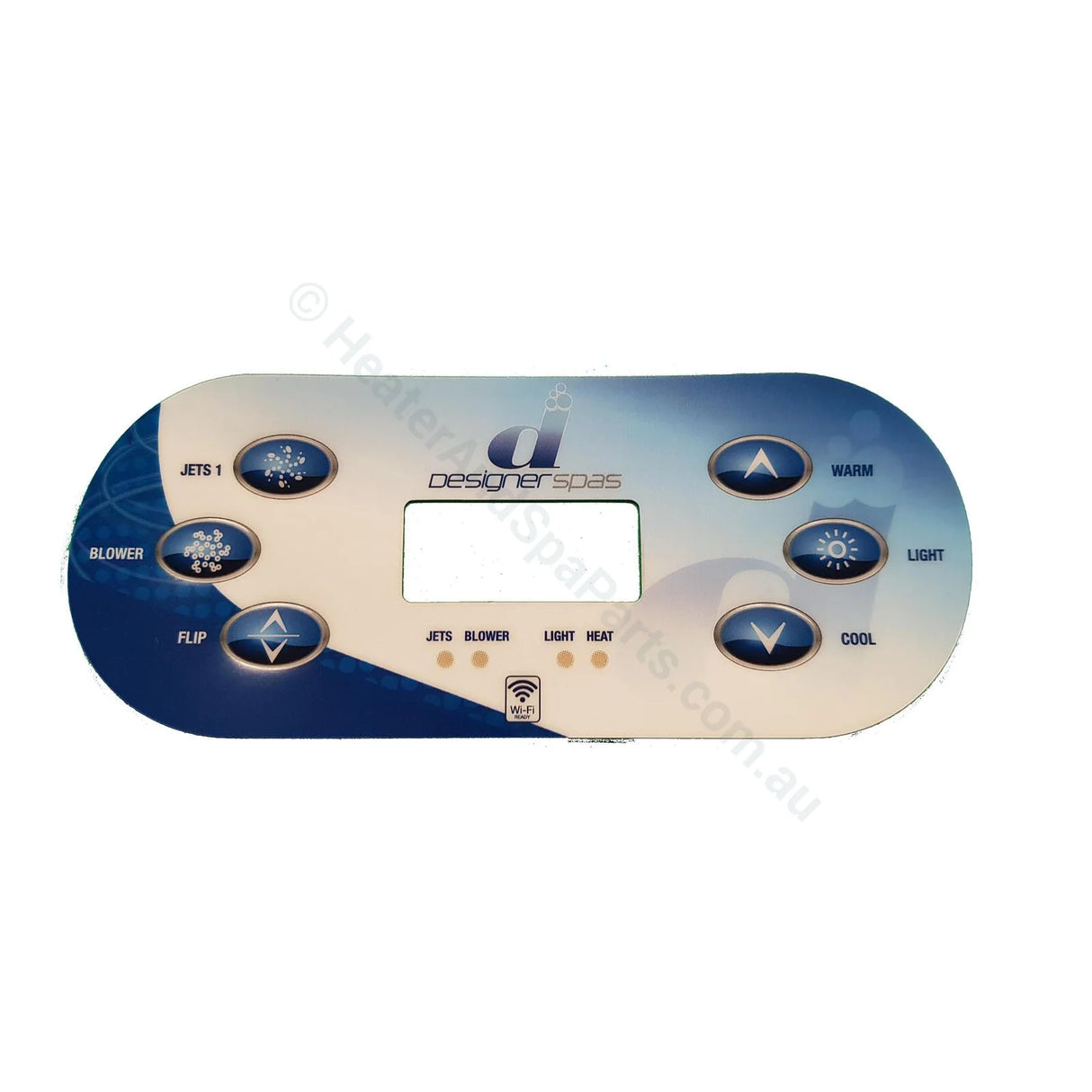 Balboa TP600 Touchpad Overlay Sticker Decals - 6 button - Heater and Spa Parts