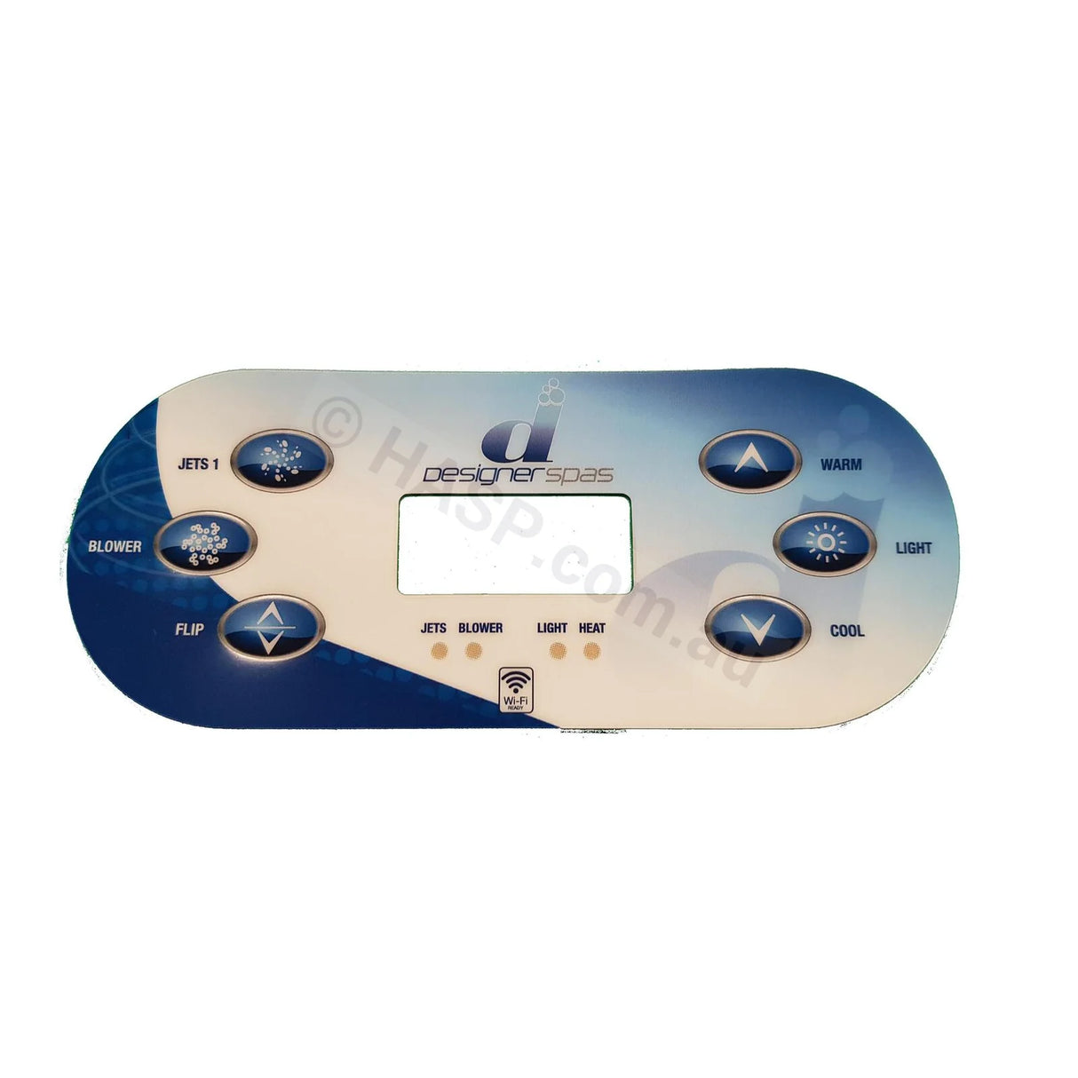 Balboa TP600 Touchpad Overlay Sticker Decals - 6 button - Heater and Spa Parts