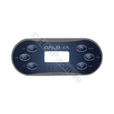 Balboa TP600 Touchpad Overlay Sticker Decals - 6 button - Pool & Spa