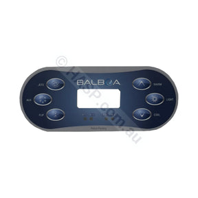 Balboa TP600 Touchpad Overlay Sticker Decals - 6 button - Pool & Spa