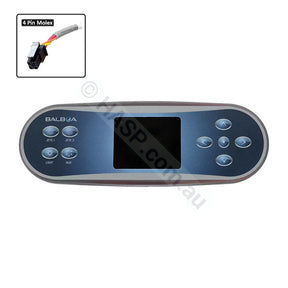 Balboa TP700 Touchpad - Colour Screen - 9 button / 10 button - Jets 1 | Jets 2 | Light | Aux - Touchpads