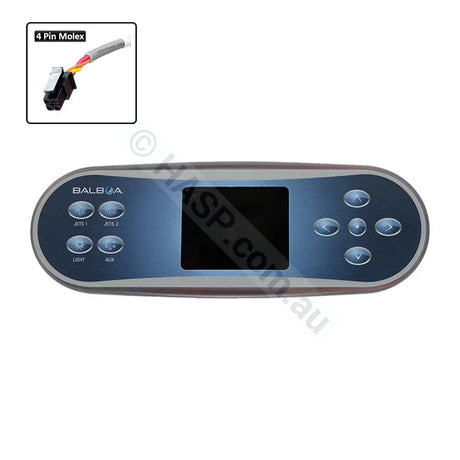 Balboa TP700 Touchpad - Colour Screen - 9 button / 10 button - Jets 1 | Jets 2 | Light | Aux - Touchpads