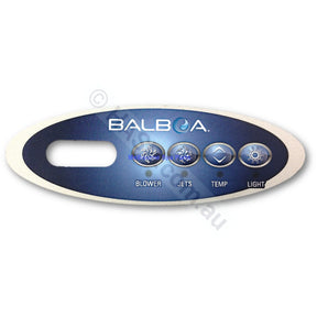Balboa VL200 1Pump and Blower Decal Sticker Overlay - Heater and Spa Parts