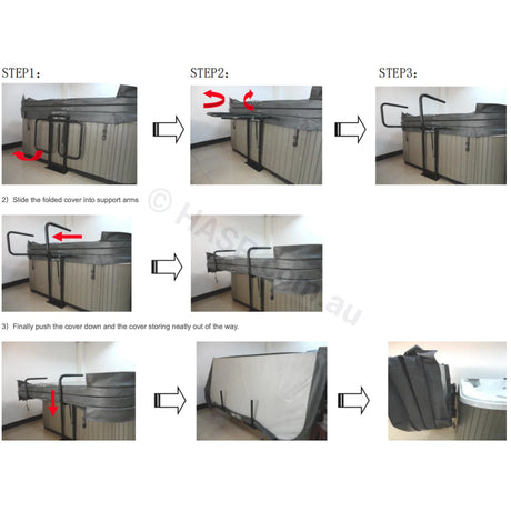 Basket Under Mount Spa Cover Lifter Cover Lifters