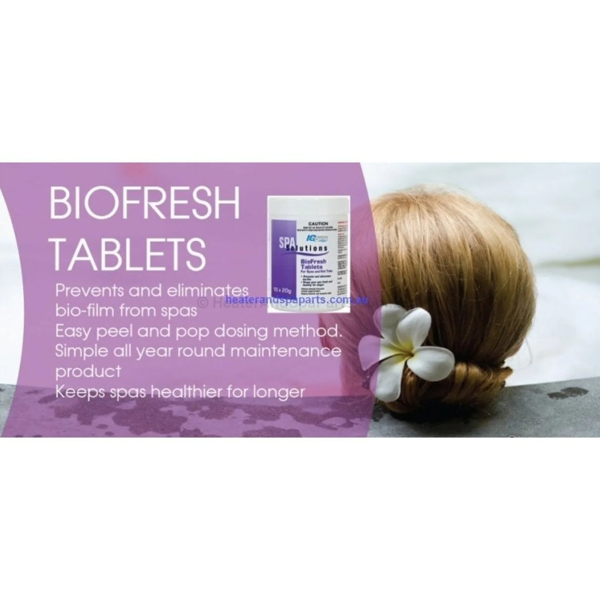 Biofresh Tablets 10x 20g Tablets - for Spas - Heater and Spa Parts