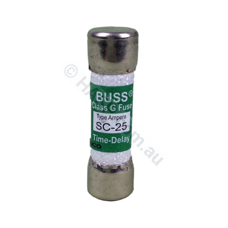 Buss SC-25 25A Slow Blow Fuse - 41.3mm x 10.3mm - Electronic Parts