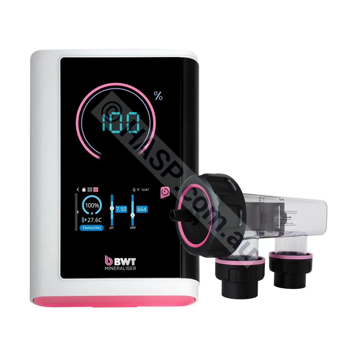 BWT Diamond 100 Mineraliser front view showing touchscreen display