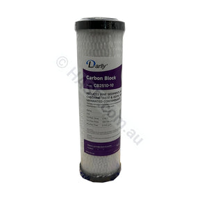 Carbon Block water filter cartridge, 10 micron, 2.5" x 10" Slimline (FC-CB2510-10)