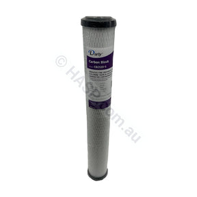 Carbon Block water filter cartridge, 5 micron, 2.5" x 20" Slimline (FC-CB2520-5)