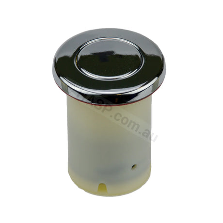 Chrome Air Button - Universal Spa Standard Retrofit - 35-43mm hole. 46mm Overall Diameter - Heater and Spa Parts
