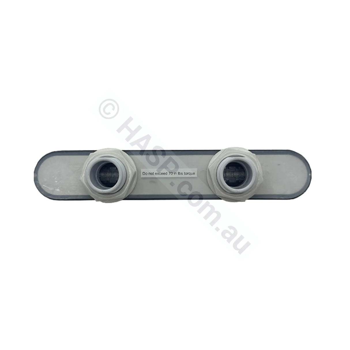CMP 6’’ Crystalfalls Waterfall (textured w/2 Nuts & Gasket) S/Steel/Clear