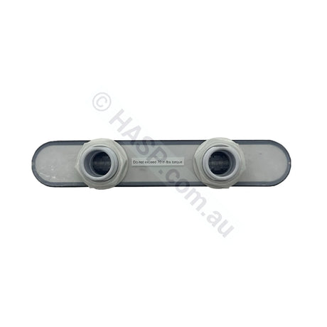 CMP 6’’ Crystalfalls Waterfall (textured w/2 Nuts & Gasket) S/Steel/Clear