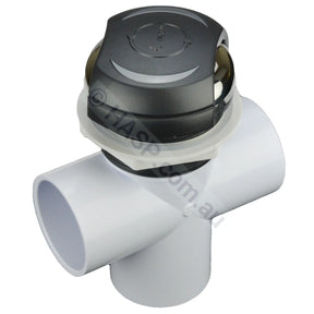 CMP Halo 2’’ Spa Jet Diverter Valve Kit - 50mm - Graphite Grey & Stainless Pool & Spa