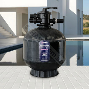 BWT ES fibreglass media filter with 6 way multiport valve