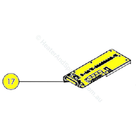 Connect 10 Pcb Circuit Board Components - Astralpool 17. Connect Controller