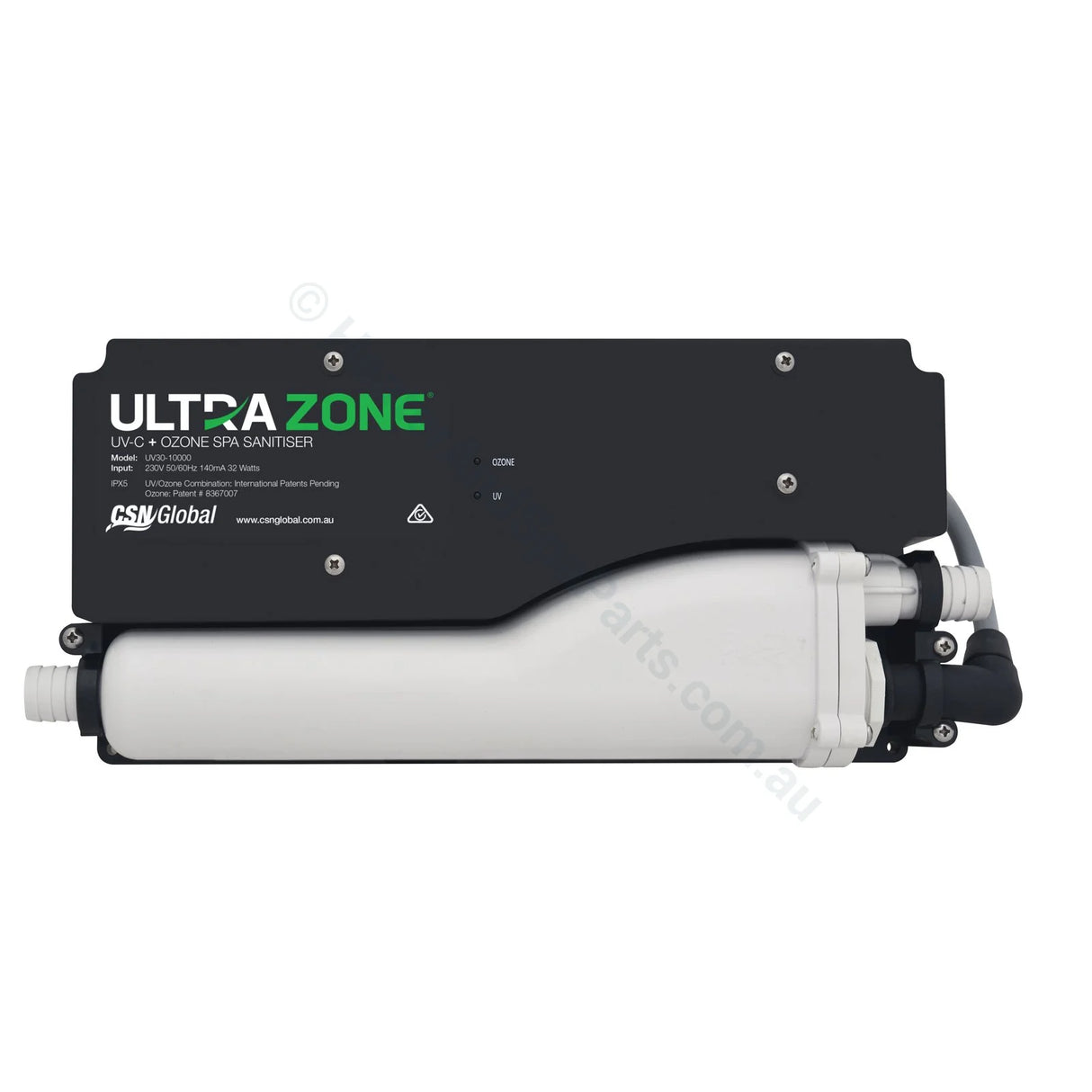 Spa Sanitation System - CSN UltraZone UV-C & Ozone - Supercedes Trident - Heater and Spa Parts