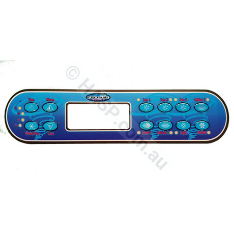 Cyclone Spas - ML900 Overlay Protective Decal Sticker - Balboa - Heater and Spa Parts