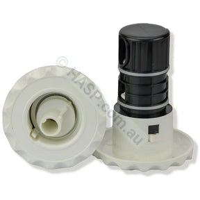 Davey Emaux Spa-Quip Jet Face Assembly - 89mm - Directional and Swirl - Heater and Spa Parts