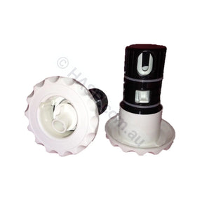 Davey Emaux Spa-Quip Jet Face Assembly - 89mm - Directional and Swirl - Jets