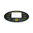 Davey Spa-Quip SP1200 Overlay - Oval - Touchpad Control Sticker Label - Spa Power 1200 - Pool & Spa