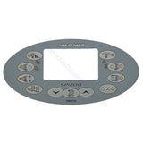 Davey Spa-Quip Sp1200 Overlay - Oval Touchpad Control Sticker Spa Power 1200