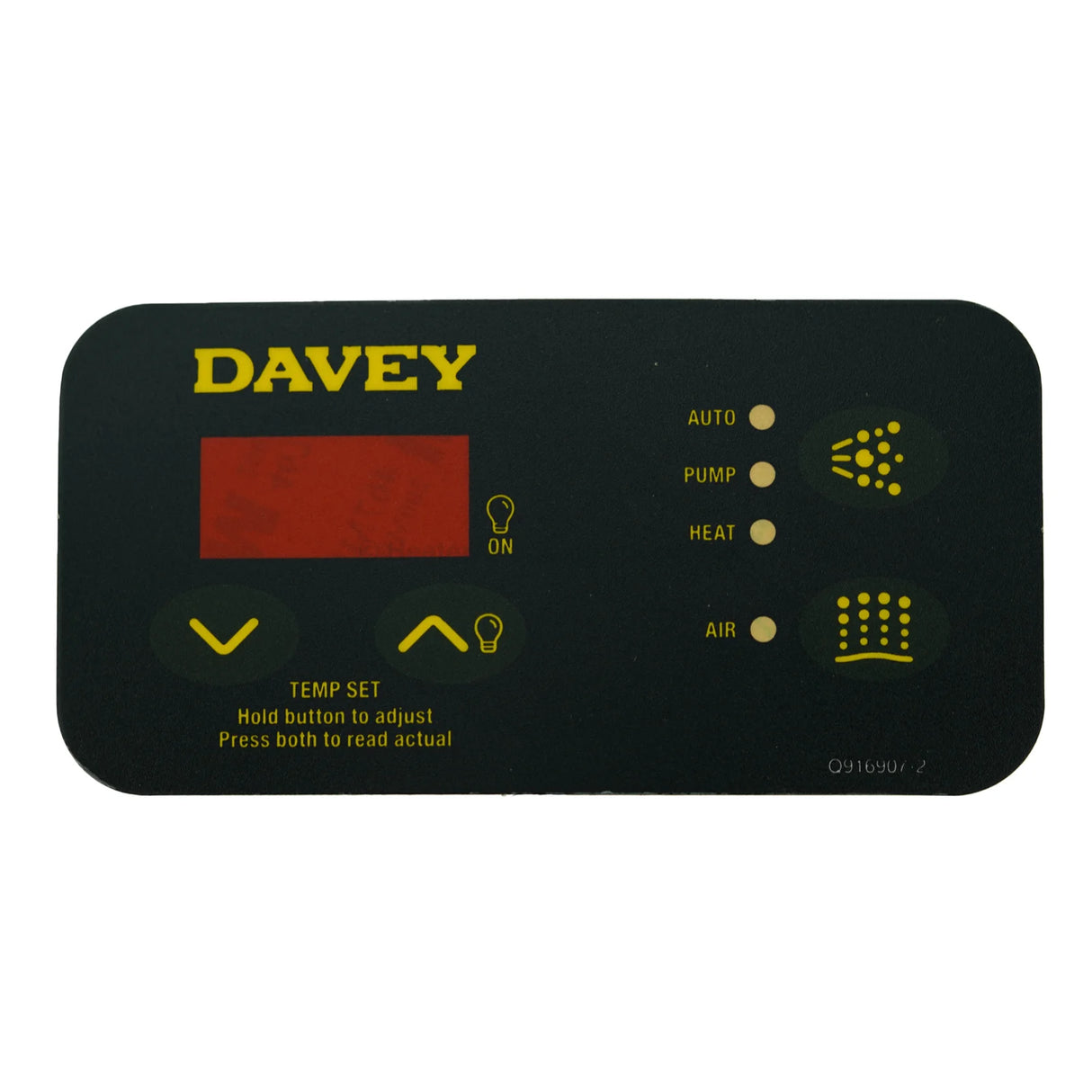 Davey Spaquip Sp400 Sp500 Sp600 Sp601 Rectangular Overlay Decal Sticker For Touchpad Touchpads