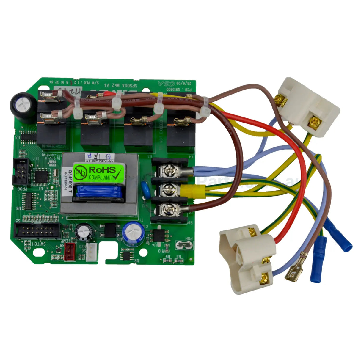 Davey SpaQuip Spa Power 54500 & 500A to 500A Mk II Series Circuit Board PCB Assembly Conversion Kit - Heater and Spa Parts