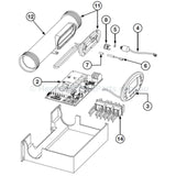 Davey Spaquip Spa Power 600/601/800 Heater Element Tube Assembly - 1.5kW/2.0kW/3.0kW- SP600 / SP601 - Heater and Spa Parts