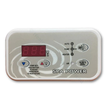 Davey SpaQuip Spa Power 400/500/600/601 Touchpad Control Panel Key Pad - Rectangular - Heater and Spa Parts